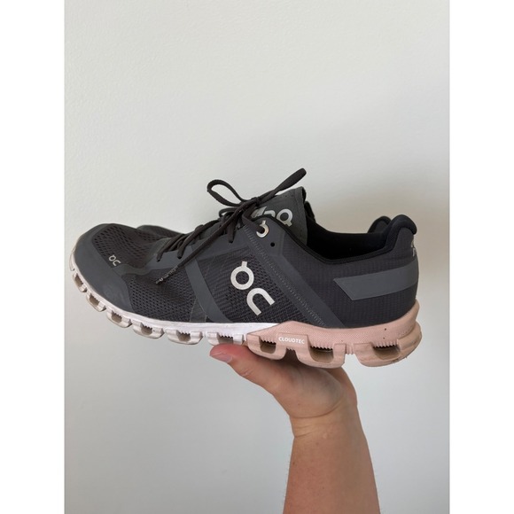 On Running Women's Sneakers in Gray and Tan - Picture 3 of 6